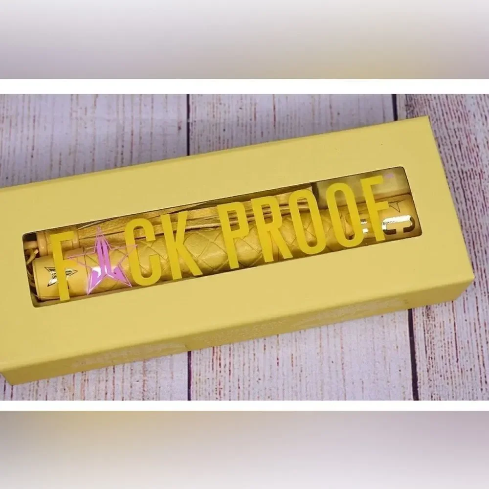 NWT Jeffree Star F*UCK PROOF Banana Fetish Mascara Yellow